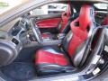 Red/Warm Charcoal 2012 Jaguar XK XKR Convertible Interior Color