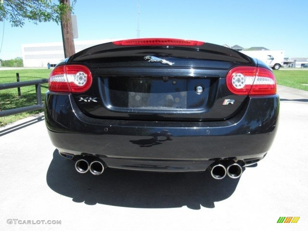 2012 XK XKR Convertible - Ultimate Black Metallic / Red/Warm Charcoal photo #8