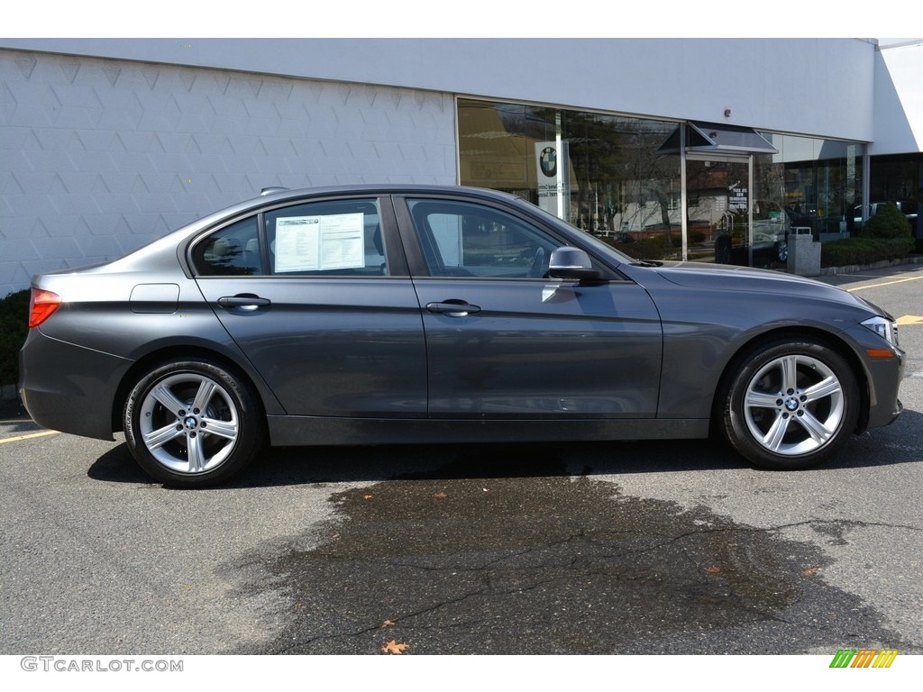 2014 3 Series 320i xDrive Sedan - Mineral Grey Metallic / Black photo #2