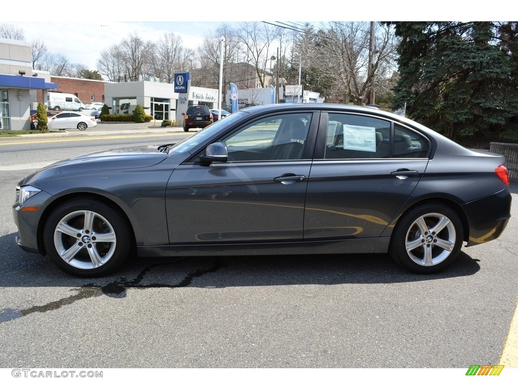 2014 3 Series 320i xDrive Sedan - Mineral Grey Metallic / Black photo #5