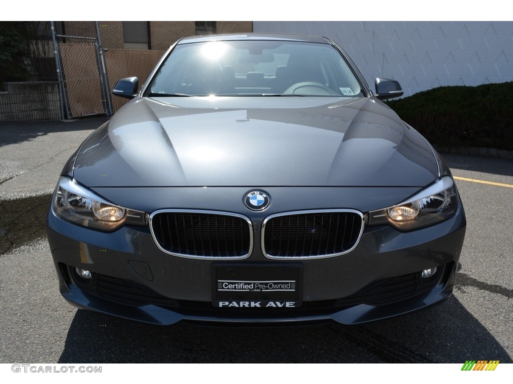 2014 3 Series 320i xDrive Sedan - Mineral Grey Metallic / Black photo #7