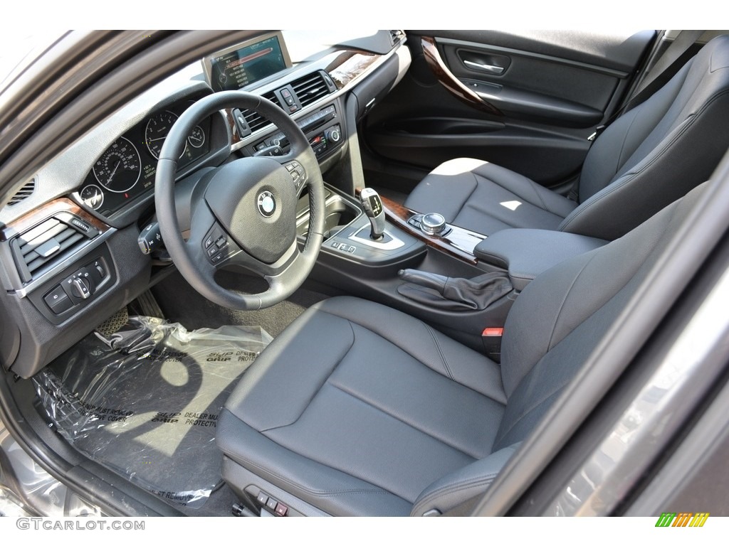 2014 3 Series 320i xDrive Sedan - Mineral Grey Metallic / Black photo #10