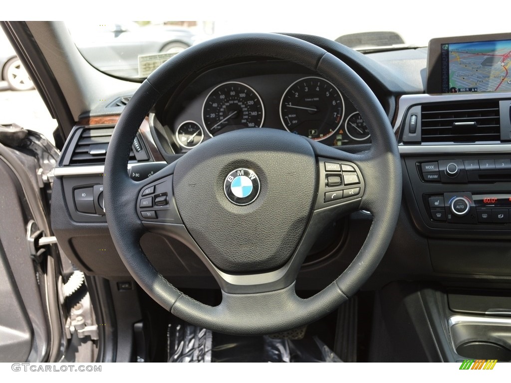 2014 3 Series 320i xDrive Sedan - Mineral Grey Metallic / Black photo #18