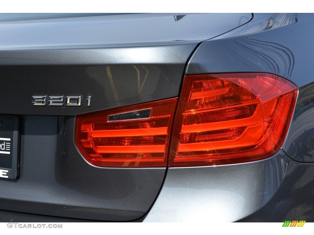 2014 3 Series 320i xDrive Sedan - Mineral Grey Metallic / Black photo #23