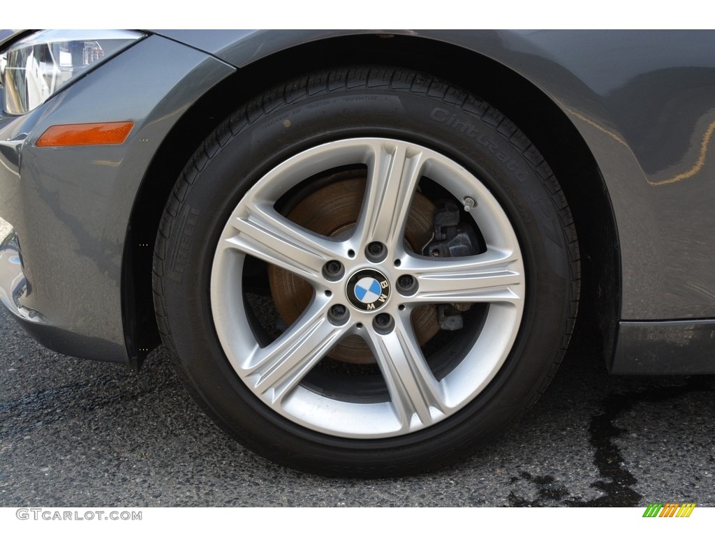 2014 3 Series 320i xDrive Sedan - Mineral Grey Metallic / Black photo #32