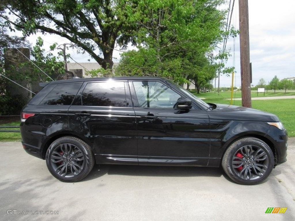 Santorini Black 2017 Land Rover Range Rover Sport HSE Dynamic Exterior Photo #119632155