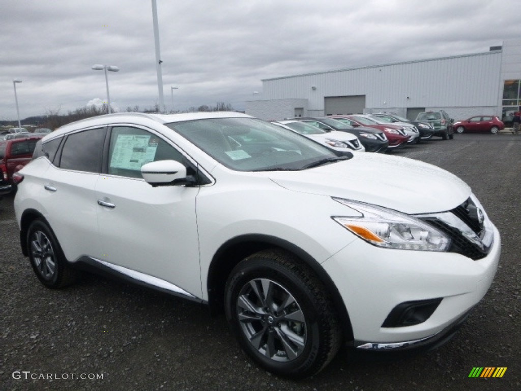 2017 Murano SL AWD - Pearl White / Graphite photo #1