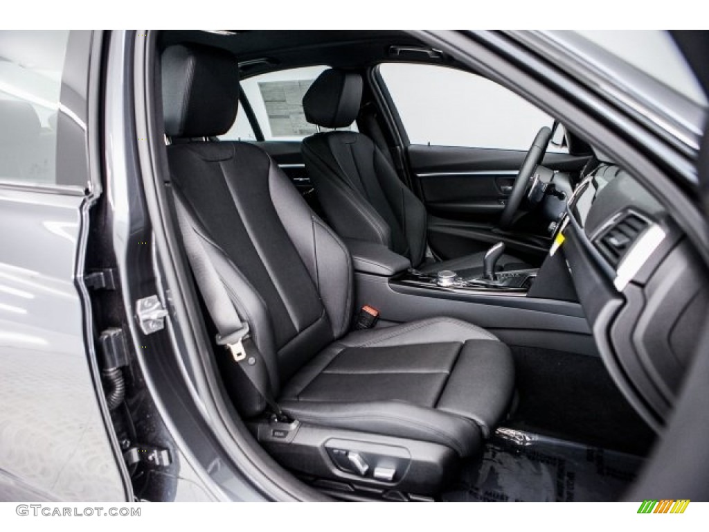 2017 3 Series 330i Sedan - Mineral Grey Metallic / Black photo #2