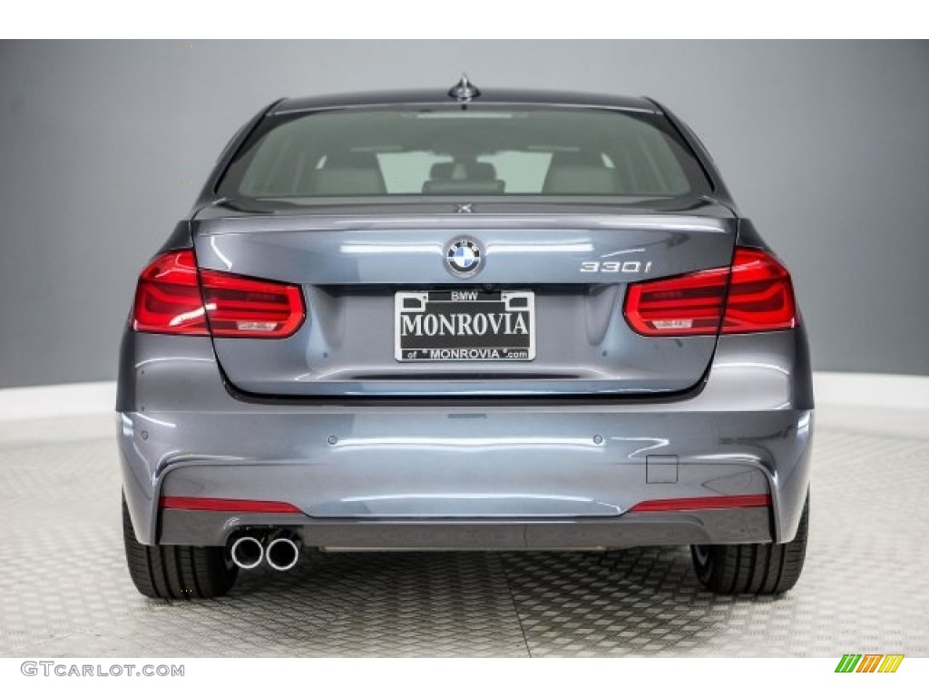 2017 3 Series 330i Sedan - Mineral Grey Metallic / Black photo #4