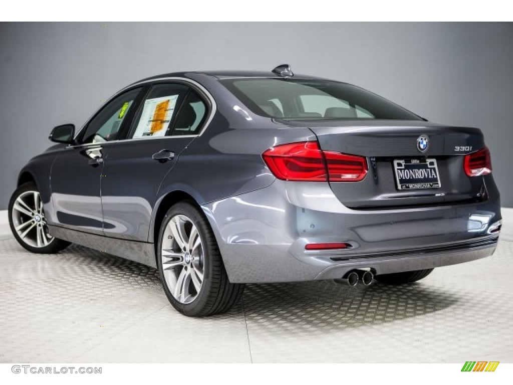 2017 3 Series 330i Sedan - Mineral Grey Metallic / Black photo #3