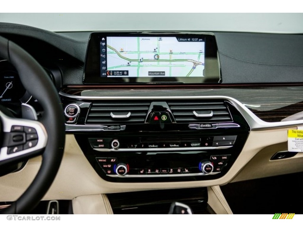 2017 5 Series 540i Sedan - Alpine White / Canberra Beige photo #6
