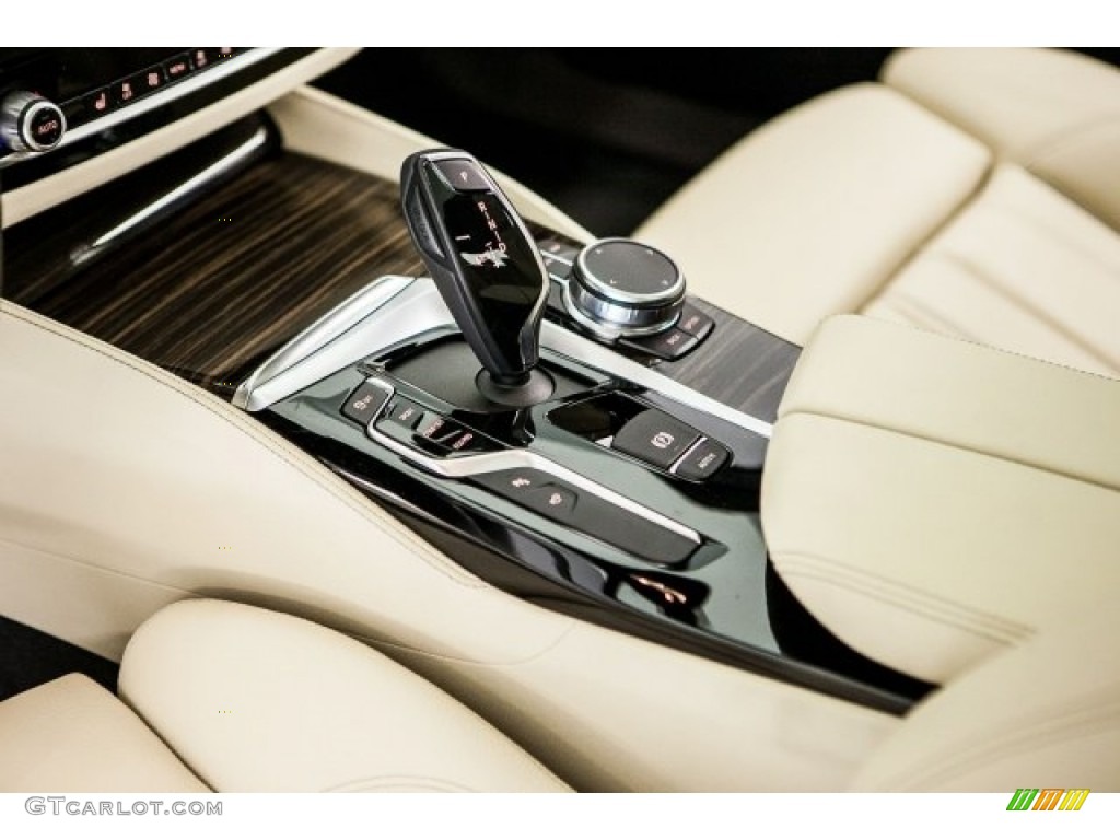 2017 5 Series 540i Sedan - Alpine White / Canberra Beige photo #7