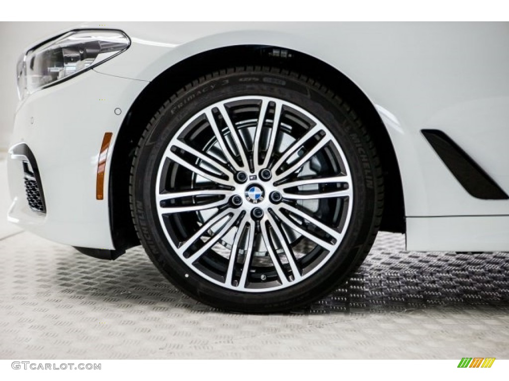 2017 5 Series 540i Sedan - Alpine White / Canberra Beige photo #9