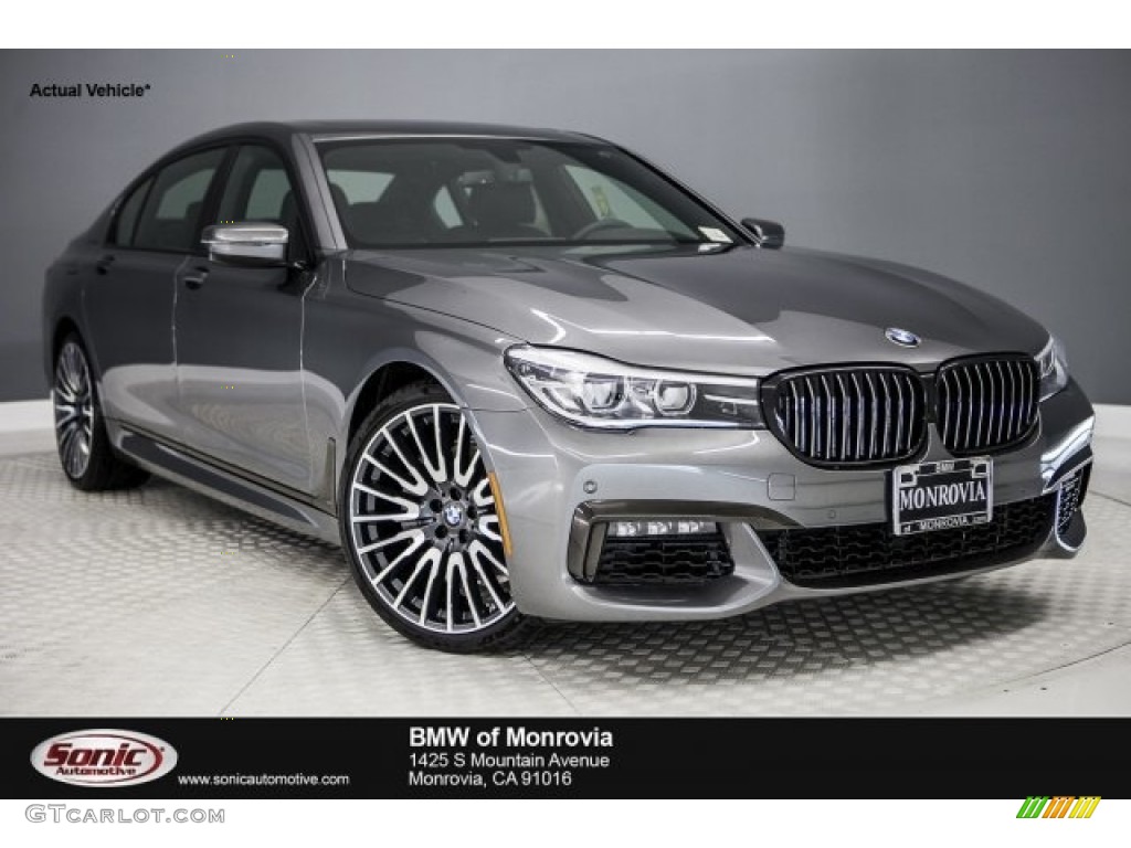 2017 7 Series 740i Sedan - Magellan Gray Metallic / Black photo #1