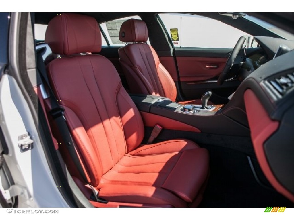 2017 6 Series 640i Gran Coupe - Alpine White / Vermilion Red photo #2