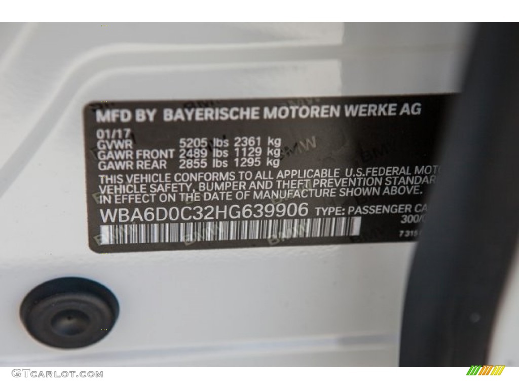 2017 6 Series 640i Gran Coupe - Alpine White / Vermilion Red photo #10