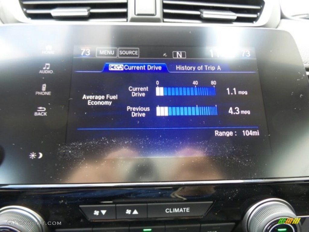 2017 CR-V EX-L AWD - Dark Olive Metallic / Black photo #28