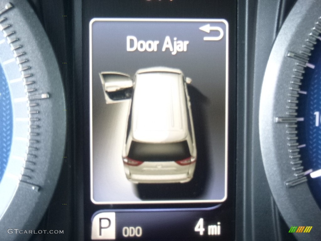 2017 Sienna Limited AWD - Midnight Black Metallic / Ash photo #15