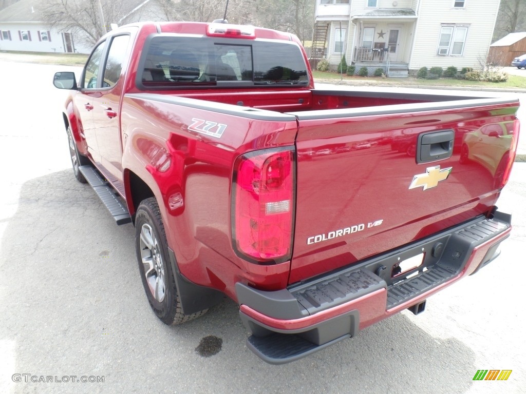 2017 Colorado Z71 Crew Cab 4x4 - Cajun Red Tintcoat / Jet Black photo #7