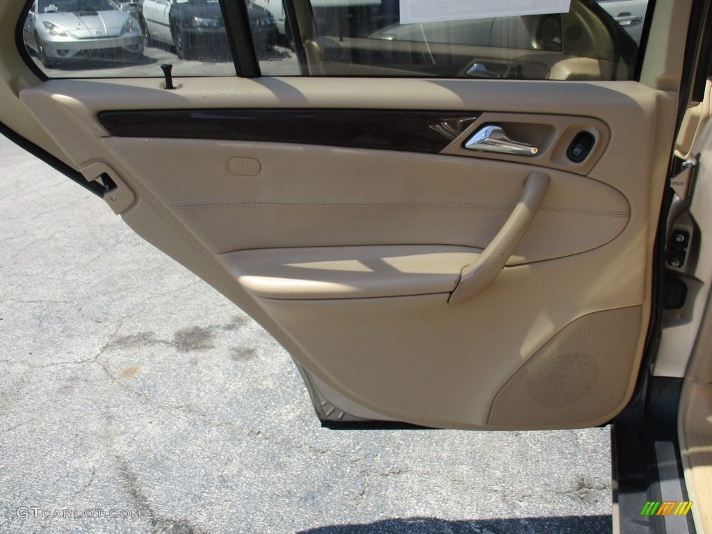 2003 C 240 Sedan - Desert Silver Metallic / Java photo #12
