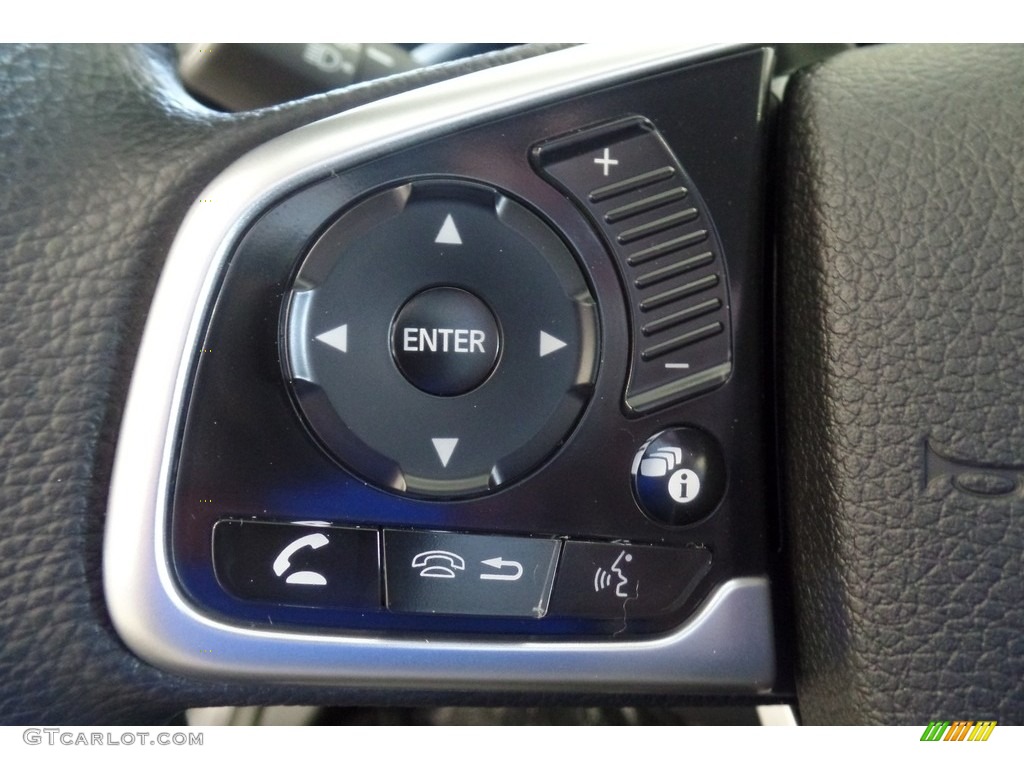 2017 Civic EX Sedan - Modern Steel Metallic / Gray photo #15