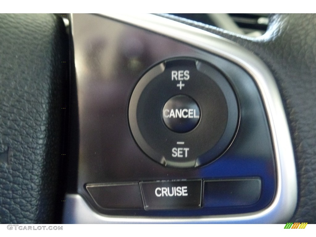 2017 Civic EX Sedan - Modern Steel Metallic / Gray photo #16