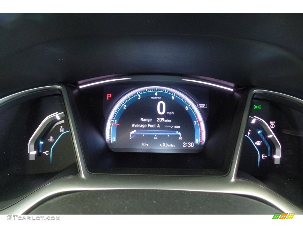 2017 Civic EX Sedan - Modern Steel Metallic / Gray photo #20