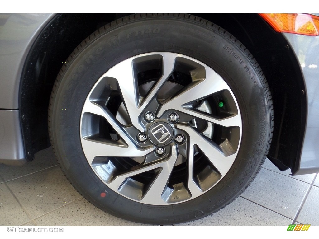 2017 Civic EX Sedan - Modern Steel Metallic / Gray photo #26