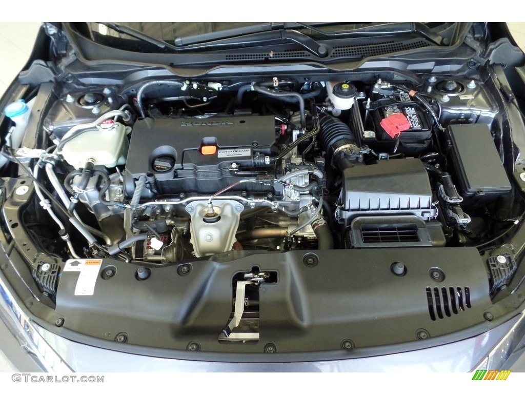 2017 Civic EX Sedan - Modern Steel Metallic / Gray photo #27