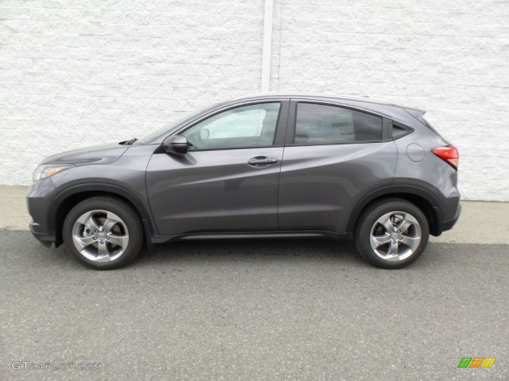 Modern Steel Metallic 2017 Honda HR-V EX-L AWD Exterior Photo #119640418