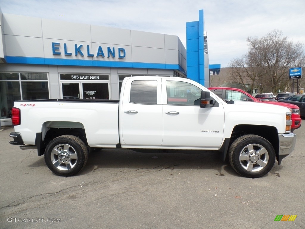 2017 Silverado 2500HD Work Truck Double Cab 4x4 - Summit White / Dark Ash/Jet Black photo #1