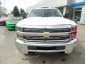 2017 Summit White Chevrolet Silverado 2500HD Work Truck Double Cab 4x4  photo #3