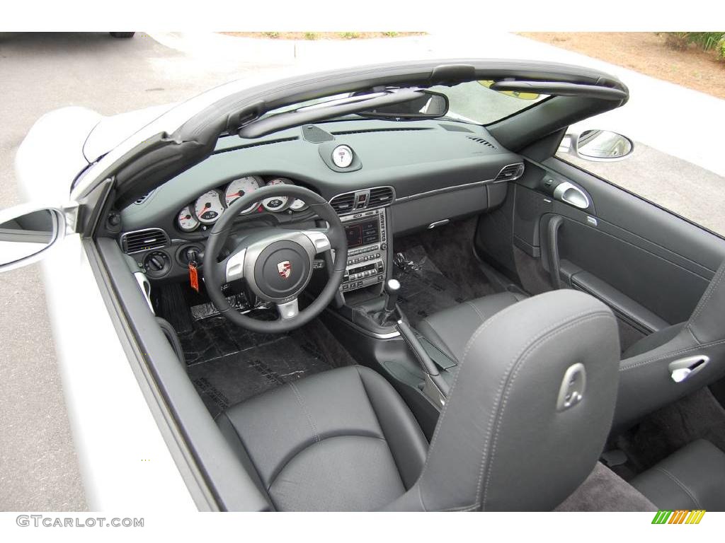 2008 911 Carrera S Cabriolet - Arctic Silver Metallic / Black photo #5