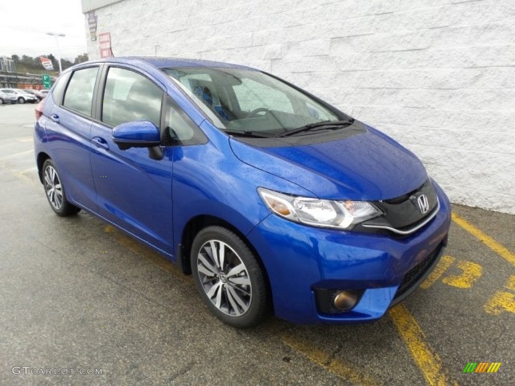 Aegean Blue Metallic 2017 Honda Fit EX Exterior Photo #119641997