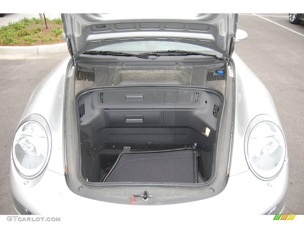2008 911 Carrera S Cabriolet - Arctic Silver Metallic / Black photo #13