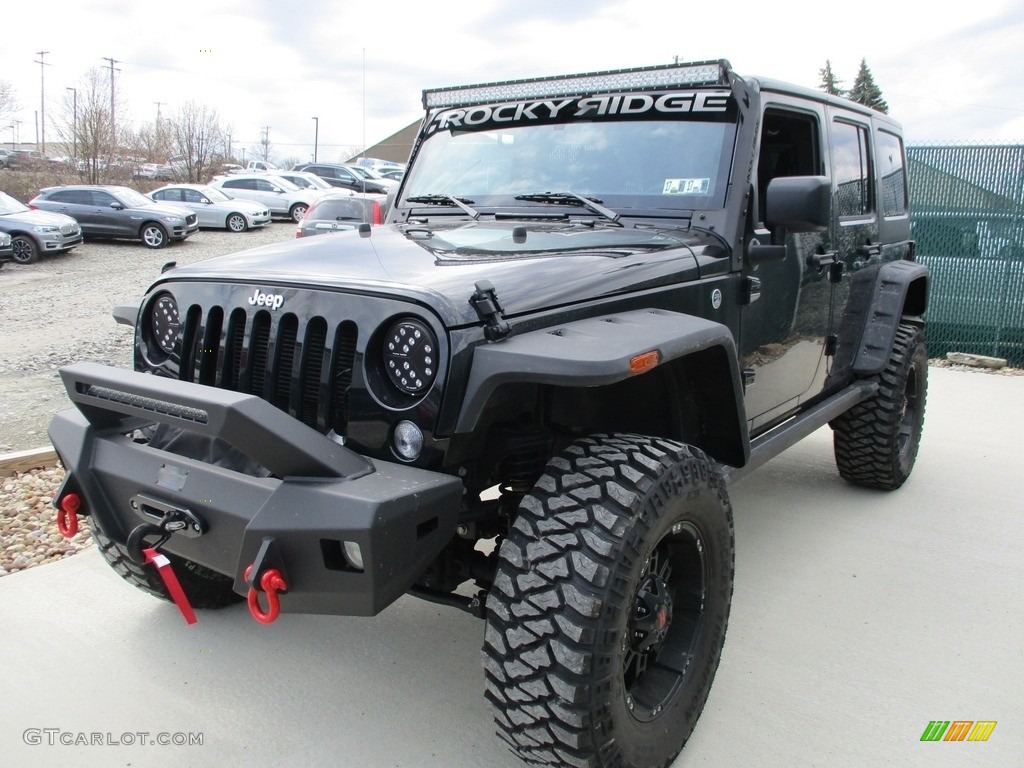 2017 Wrangler Unlimited Sport 4x4 - Black / Black photo #8