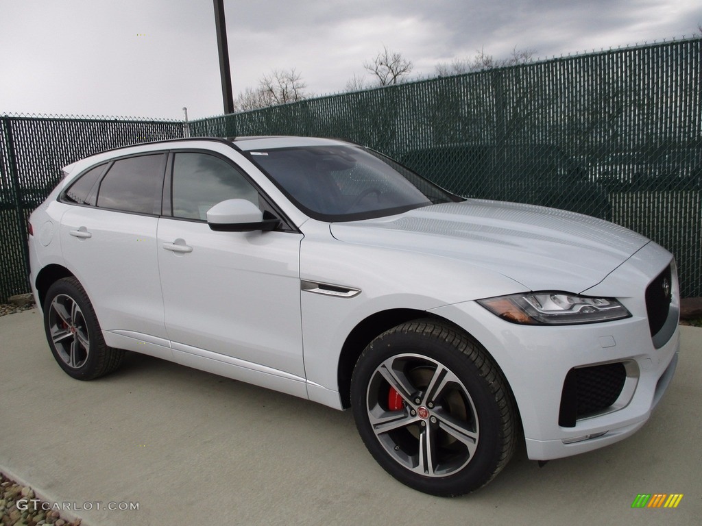 2017 F-PACE 35t AWD S - Glacier White / S Brogue/Light Oyster photo #1