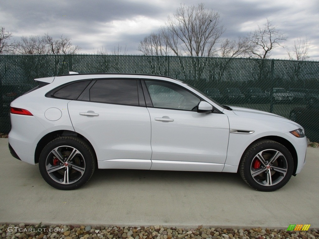 2017 F-PACE 35t AWD S - Glacier White / S Brogue/Light Oyster photo #2