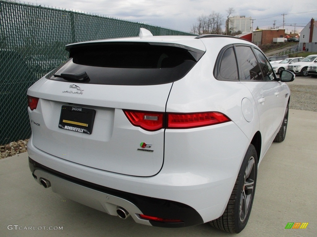 2017 F-PACE 35t AWD S - Glacier White / S Brogue/Light Oyster photo #4