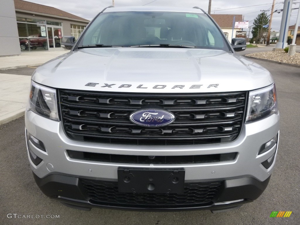 2017 Explorer Sport 4WD - Ingot Silver / Ebony Black photo #2