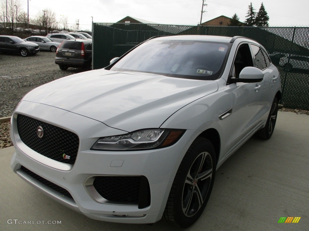 2017 F-PACE 35t AWD S - Glacier White / S Brogue/Light Oyster photo #8