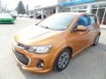 2017 Orange Burst Metallic Chevrolet Sonic LT Hatchback  photo #1