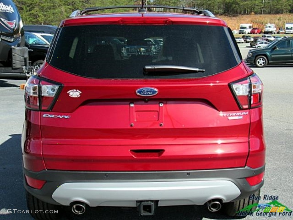 2017 Escape Titanium 4WD - Ruby Red / Medium Light Stone photo #4