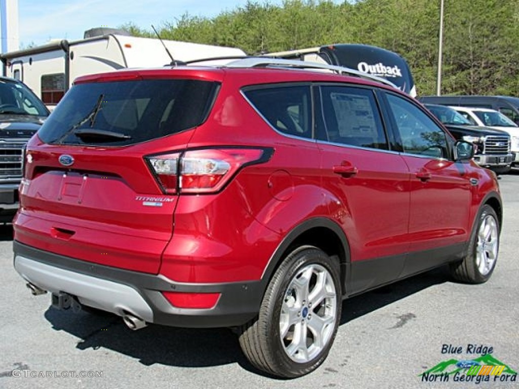 2017 Escape Titanium 4WD - Ruby Red / Medium Light Stone photo #5