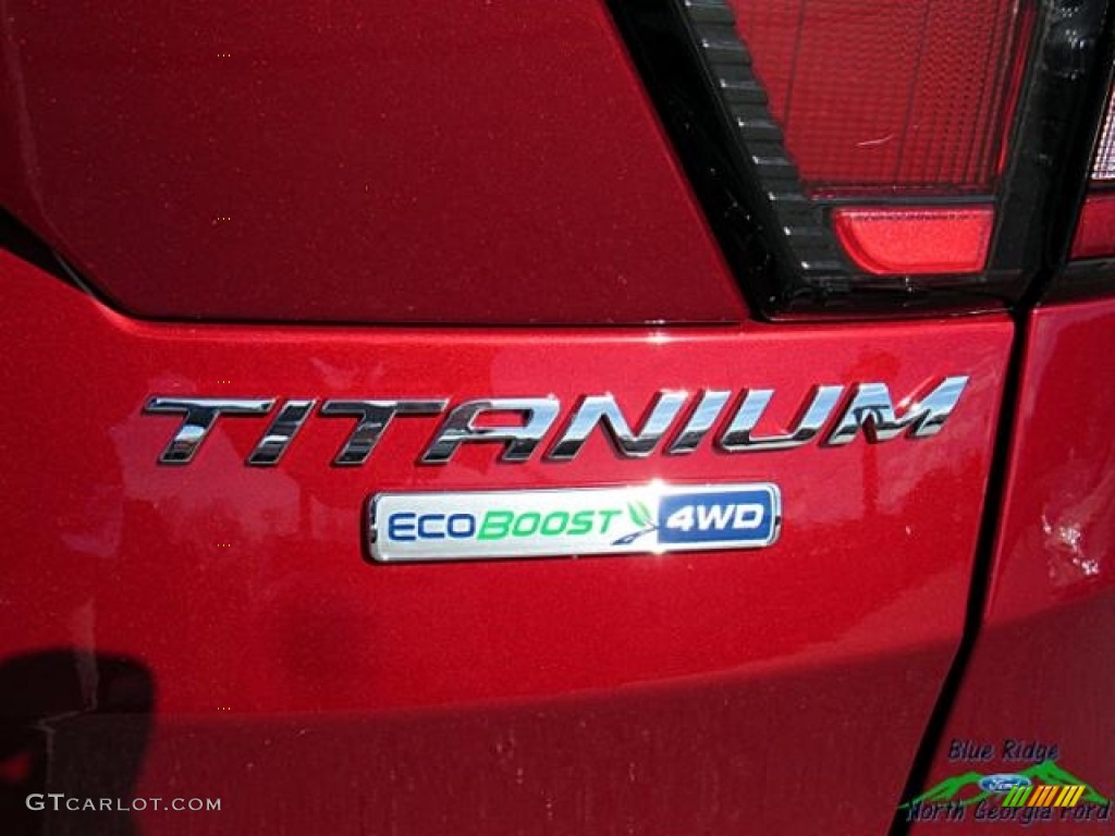 2017 Escape Titanium 4WD - Ruby Red / Medium Light Stone photo #36