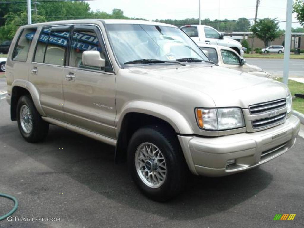 2002 Trooper LS 4x4 - Satin Gold / Beige photo #6