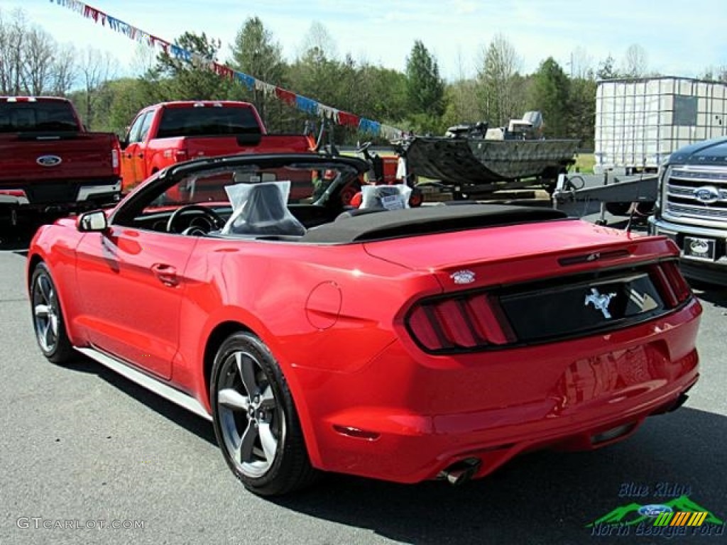 2017 Mustang V6 Convertible - Race Red / Ebony photo #3