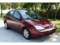 2006 Dark Toreador Red Metallic Ford Focus ZX4 SE Sedan  photo #18