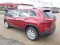 2017 Deep Cherry Red Crystal Pearl Jeep Cherokee Limited 4x4  photo #4