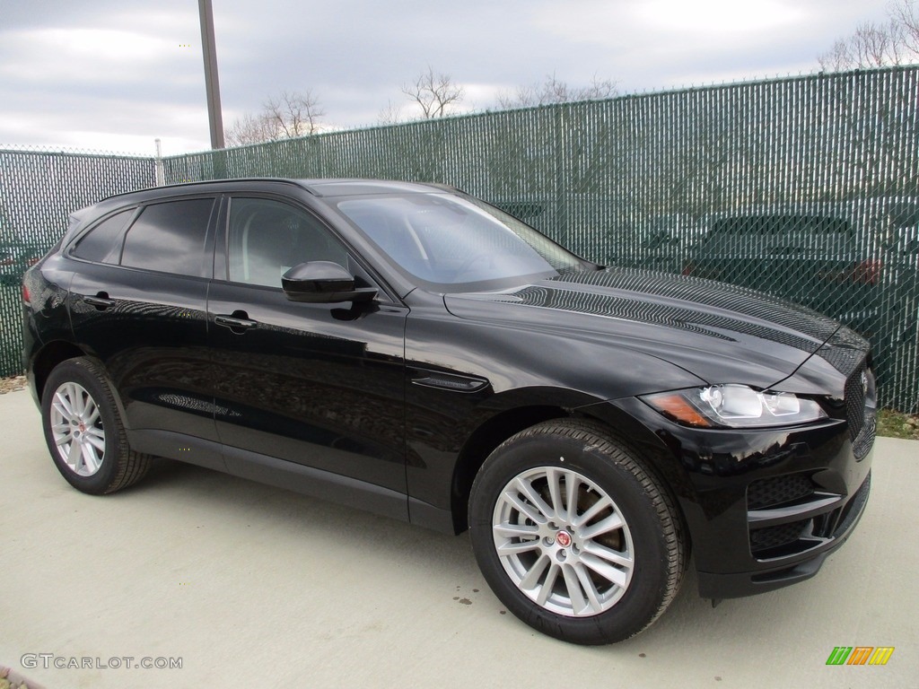 2017 F-PACE 35t AWD Prestige - Ebony Black / Jet w/Tan photo #1